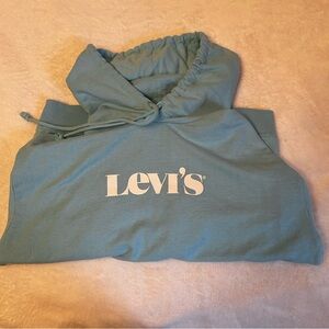 Levi's Hoodie Baby Blue Size Medium